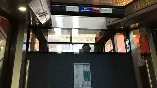 Heidelberg Cable Car in Germany Leaving the Middle Station Heading to the Top station :