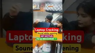 Laptop Cracking Sound While Opening? HP Victus Fix #shorts