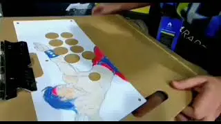 John Tobias desenhando Liu Kang na Evo2025