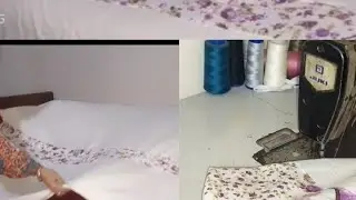 الشغل فن تعالي نعمل طقم ملايه سريرتحفه 💯 بس موصول اتحداكي تطلعي الوصله 👍🌷