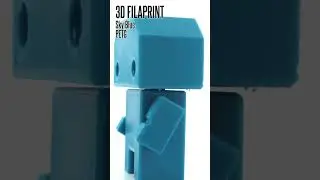 798 3D FILAPRINT Sky Blue PETG | 3D printed sample | #FilaMODE
