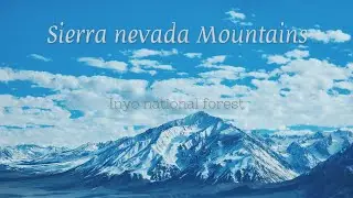 Eastern sierras beautiful mountain range 🏔️🏞️  Inyo national forest📍coso range, mono lake