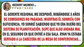 El gerente regional me despidió y se quedó con 3 años de comisiones. Sonreí: sabía que yo...
