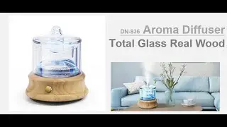 real wood glass aroma diffuser
