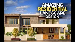 Amazing Residential Landscape Design | Modern Luxury Home Exterior & Garden Ideas