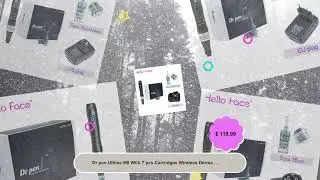 Dr pen Ultima M8 With 7 pcs Cartridges Wireless Derma Pen Skin Care Kit Microneedle Home Use Beau...