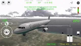 RC FS Advanced Real Flight Simulator Full GamePlay A320 CYPRUS by ios Android 4/8/22 AHM EP70