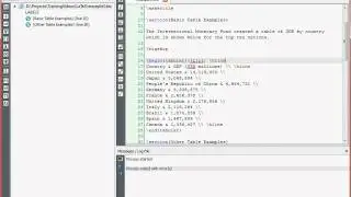 LaTeX Typesetting - Basic Tables