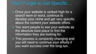 Importance of Keywords