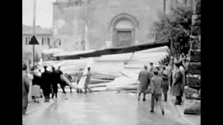 Perugia, Piazza Grimana - Incidente | Filmato di Repertorio (anni 60°)