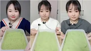 KYOTO ICE EATING WITH HEAVY MATCHA POWDER | ASMR ICE EATING | ICE ASMR EXPLORER.