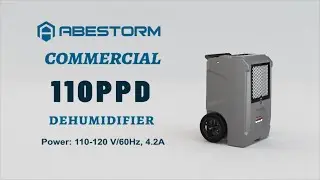 Abestorm 110 Pints Commercial Dehumidifiers | Hurricane DV
