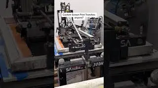 Making Screen Print Transfers #transferprinting #screenprinting