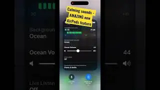 Play Background Sounds On AirPods - AMAZING New AirPods Feature