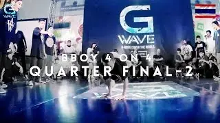 B-Boy 4:4 | Quarter -2 | G-Wave Hispop International Competition 2015 Thailand