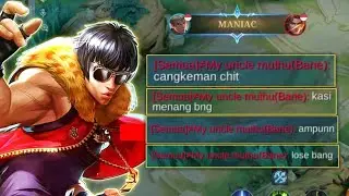 BOWO SI CHEATER DAMAGE BIKIN MUSUH PADA MINTA AMPUN - CHOU MOBILE LEGENDS