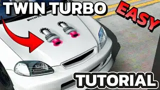 Twin Turbo Design Tutorial In Car Parking Multiplayer