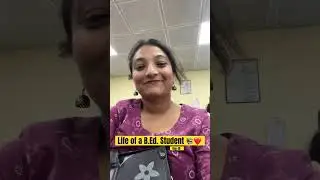 Life of a B.Ed. Student in Delhi University🏫🧿❤️#shorts #minivlog #teacherlife #reels #viral #fyp