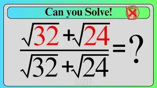 An Interesting Math Olympiad Problem l Two Unknown In Single Expression l harvard mathematics