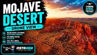 Drone Views of the Mojave Desert &ndash; Endless Desert Beauty