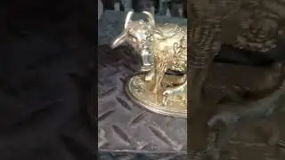 Brass Cow Calf Statue | Available on IndiaMART