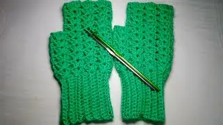 Needle & Crochet is live with Easy Crochet Fingerless Gloves ✨| Stylish & Cozy Hand Warmers