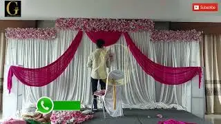#wedding stage decoration|engagement stage decoration|engagement stage backdrop|wedding backdrop