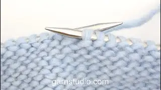 How to work purled stitches &ndash; UK / US knitting style