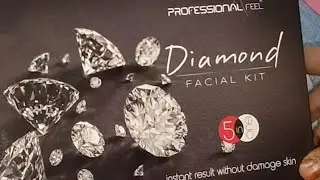 Professional Diamond facial kit review | with instant results| review #diamond #facialkit #girly