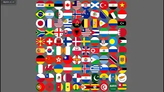 Course De 100 Billes De Pays Par Elimination N&deg;3 [Algodoo]
