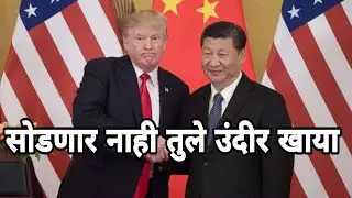 काका सोडणार नाही चंदू ले | Donald Trump & Xi jinping Marathi Dubbed Video by ckc