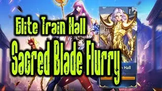 Elite Train Hall -  Sacred Blade Flurrry Como passar -  Saint Seiya Awakening