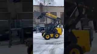 видео мини-погрузчик New Holland LS180B Нью Холланд дизельный, в России не эксплуатировался