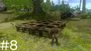 I build small crop plots ARK SURVIVAL EVALUATION DAY-8 #arksurvivalevolved #treasurehunting #ark