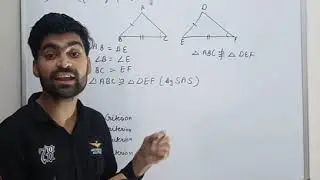 Class IX Ch - 7 Triangles Lecture - 1 ( By :- Sahil Mehta)