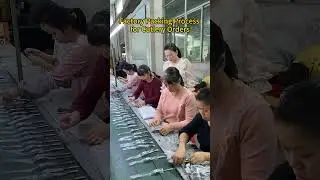 Factory Packing Process for Cutlery Orders.#shorts #tableware #factory