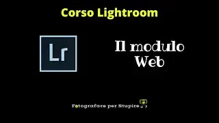 Modulo web Lightroom: come creare una galleria web con Lightroom