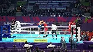 Birmingham commonwealth games 2022 Boxing semi - final super heavyweight England v New Zealand