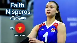Faith Nisperos Highlights vs Vietnam | SEA V-League 2024 2nd Leg