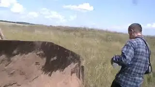 Освящение бульдозера и молитва &laquo;Да воскреснет Бог!&raquo;.  28. 07. 2019