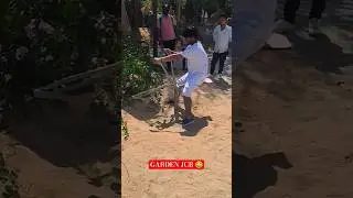 Garden JCB 😂😂 #jcb #jcbmemes #garden #funny