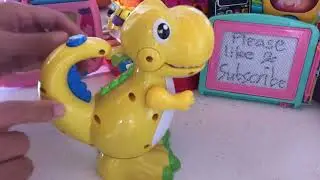 Little tikes musical dinosaur toy #satisfying #toys #asmr #asmrsounds #trending #littletikes 