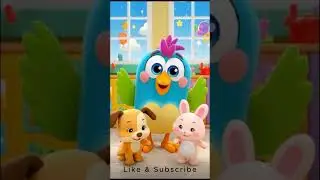 Learn Letter L with AyeAye Bird | Nursery Rhymes #trending #viral #trendingshorts  #preschoolers