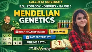 Calcutta University 3rd Semester Genetics | Mendelian Genetics & Punnett Squares #zoologyhonours