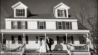 Winter Courage at Harrington Farm: Katerina and John&rsquo;s Snowy Celebration