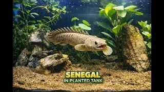 I MADE a Natural Tank For a MONSTER FISH that look like a DINOSAUR.. @AquaTerratales #monsterfish 