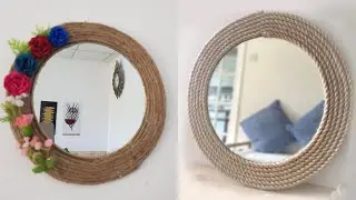 Nautical Rope Mirror! DIY Round Rope Mirror!