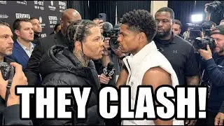 Gervonta Davis and Shakur Stevenson Clash Backstage Ahead of Teofimo Lopez Fight