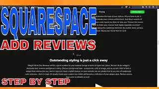 ✅ How To Add Reviews To Squarespace Website 🔴
