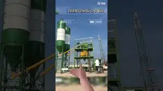 Portable concrete mixing plant | Ready mix concrete plant | Batching plant